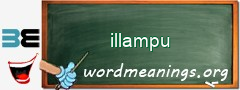 WordMeaning blackboard for illampu